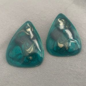 Vintage Enamel Earrings